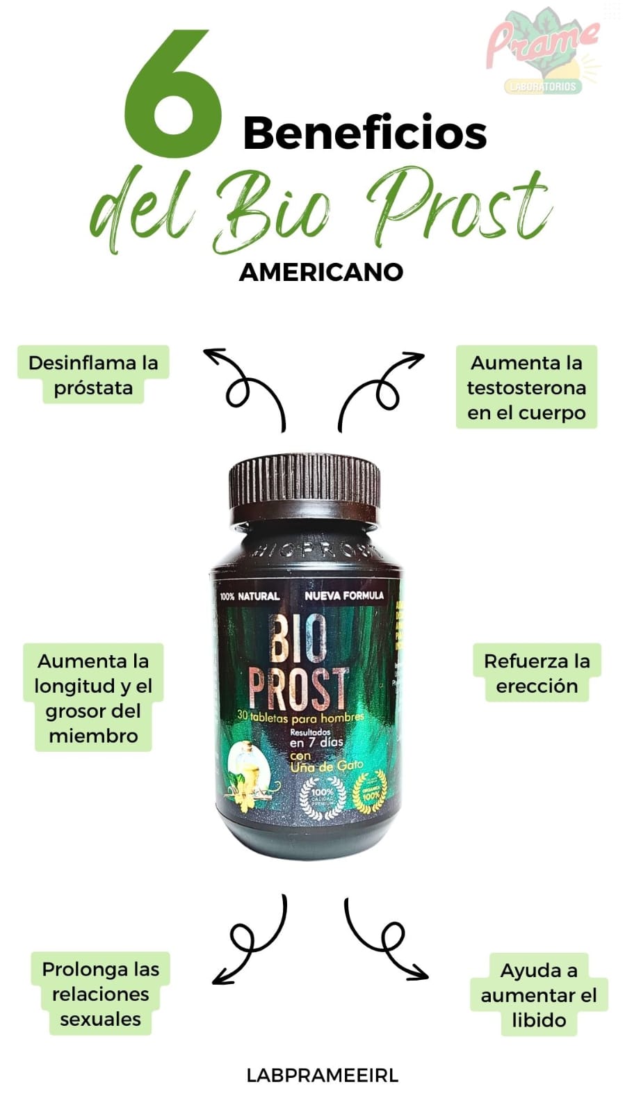 BIOPROST FORMULA AMERICANA 30 TABLETAS 💪🏻